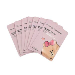 7 The Crème Shop Line Friends Be Pretty Skin Printed Face Mask Rose Watermelon